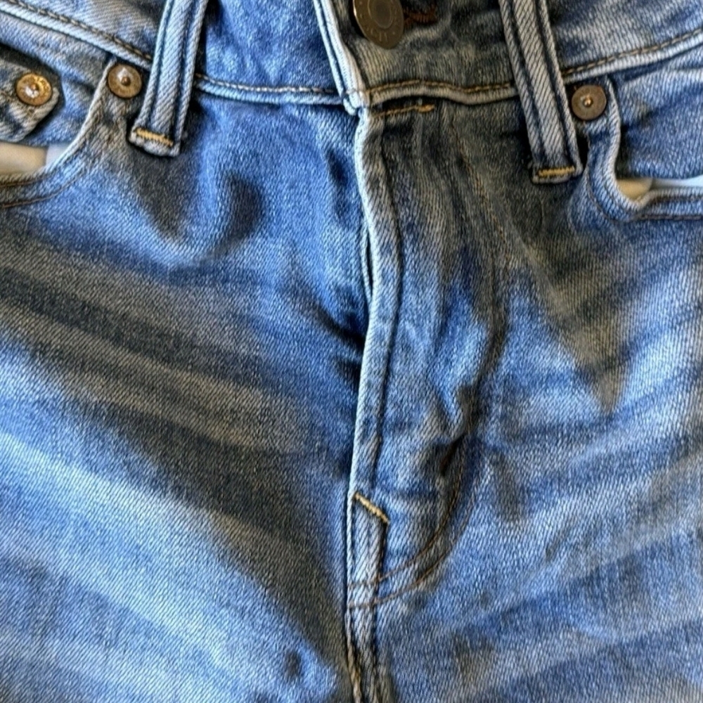 Lee Heritage Skinny Hi Rise Jeans Kelly Mid Med Wash Stretch Denim 4 M - Picture 5 of 5